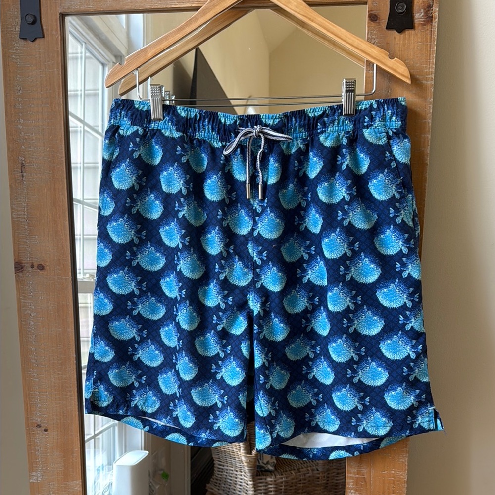Peter Millar Puffer Fish Swim Trunks size XL